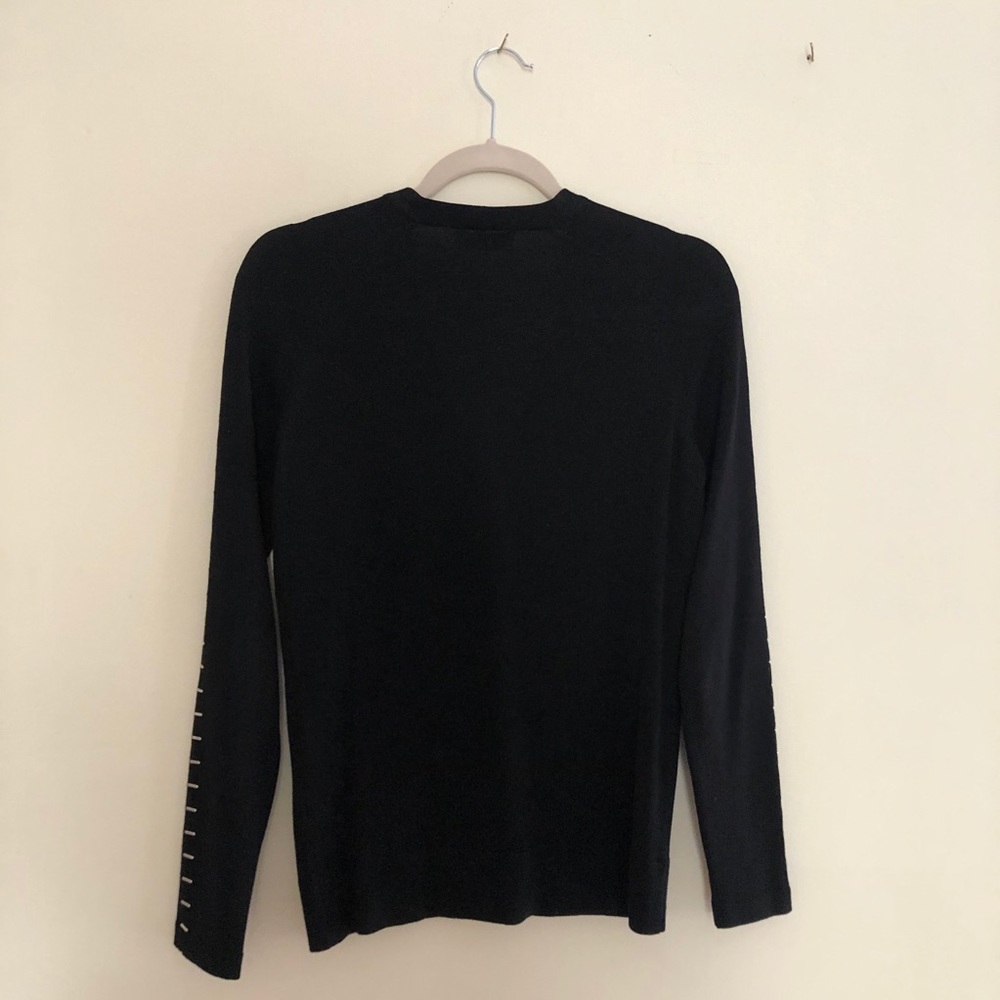 Balenciaga Staple Cardigan 100% Virgin Wool Black - Picture 2 of 5